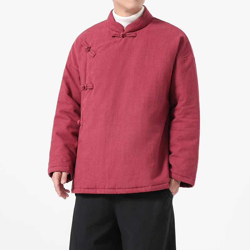 Parka Chinoise Traditionnelle Homme - Hanfu Hiver & Style Vintage