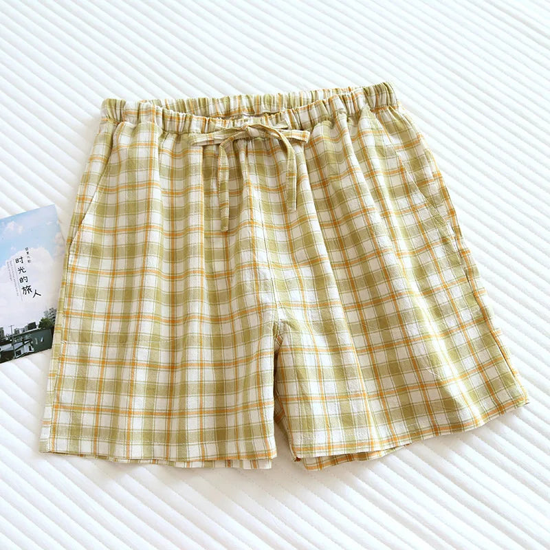 Short de Pyjama en Double Gaze de Coton - 20 Motifs Doux