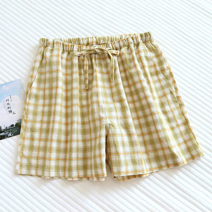 Short de Pyjama en Double Gaze de Coton - 20 Motifs Doux