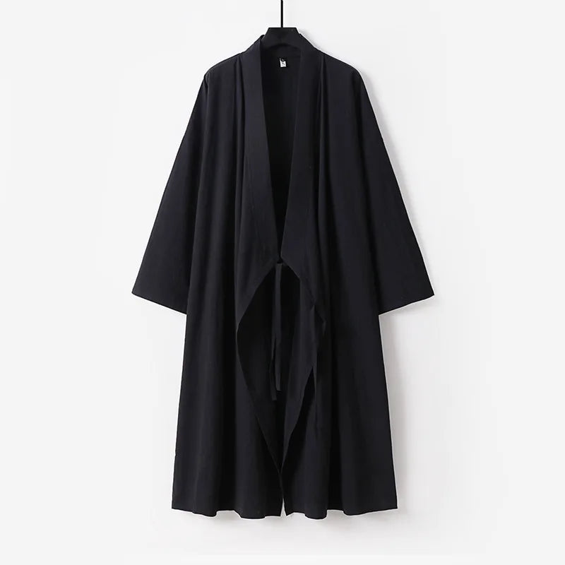 Robe Hanfu en Coton et Lin