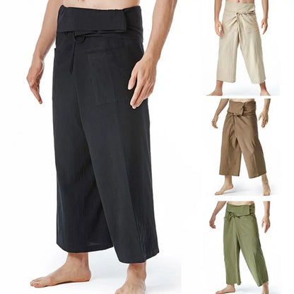 Pantalon de Pêcheur Thaïlandais en Lin