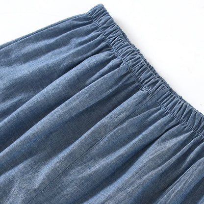 Pyjama Kimono Homme en Coton - Style Japonais Zen