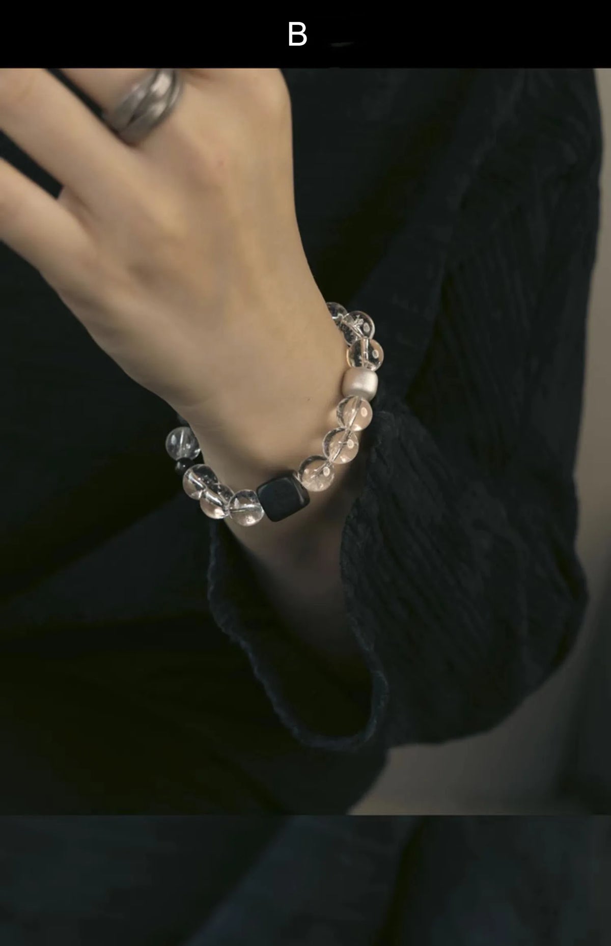Bracelet Cristal de Roche et Ébène – Bijou Oriental Apaisant, 2 Modèles