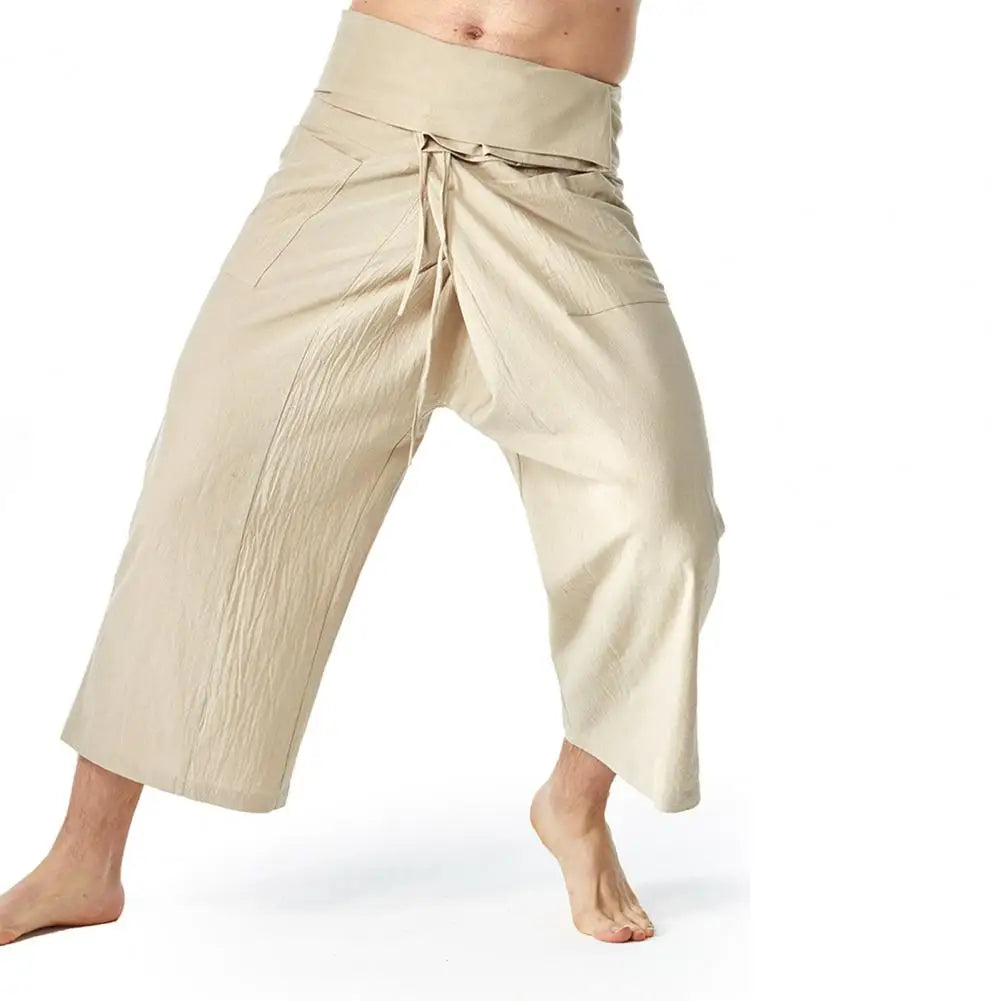 Pantalon de Pêcheur Thaïlandais en Lin