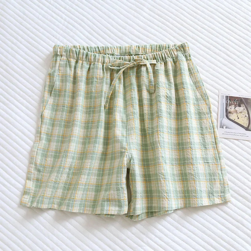 Short de Pyjama en Double Gaze de Coton - 20 Motifs Doux
