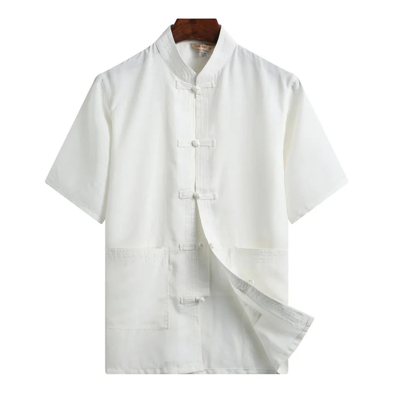 Ensemble Hanfu Lin et Coton - Style Tang Traditionnel