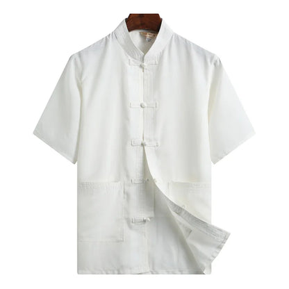 Ensemble Hanfu Lin et Coton - Style Tang Traditionnel