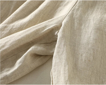 "Tsubaki" Pantalon femme en coton style sarouel | Taille élastiquée, coupe ample vintage