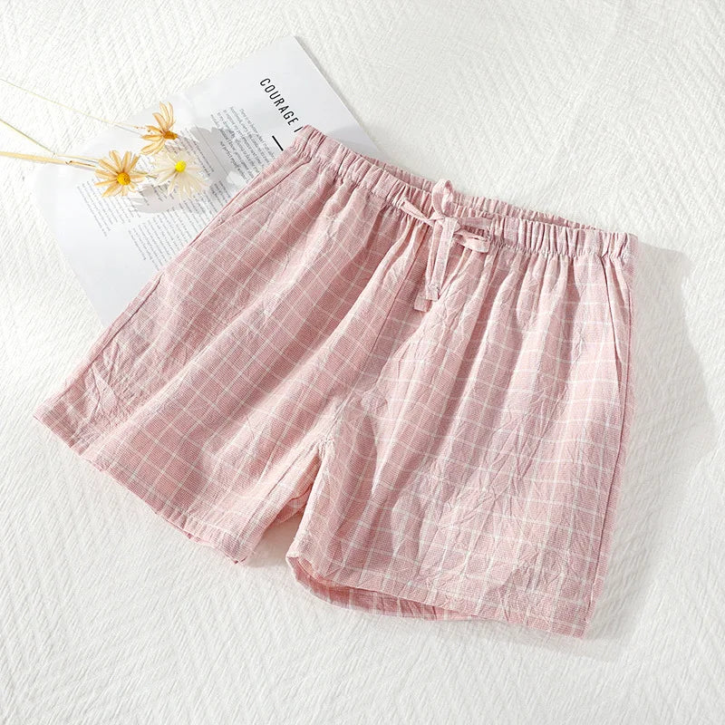 Short de Pyjama en Double Gaze de Coton - 20 Motifs Doux
