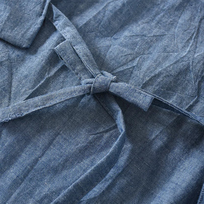 Pyjama Kimono Homme en Coton - Style Japonais Zen