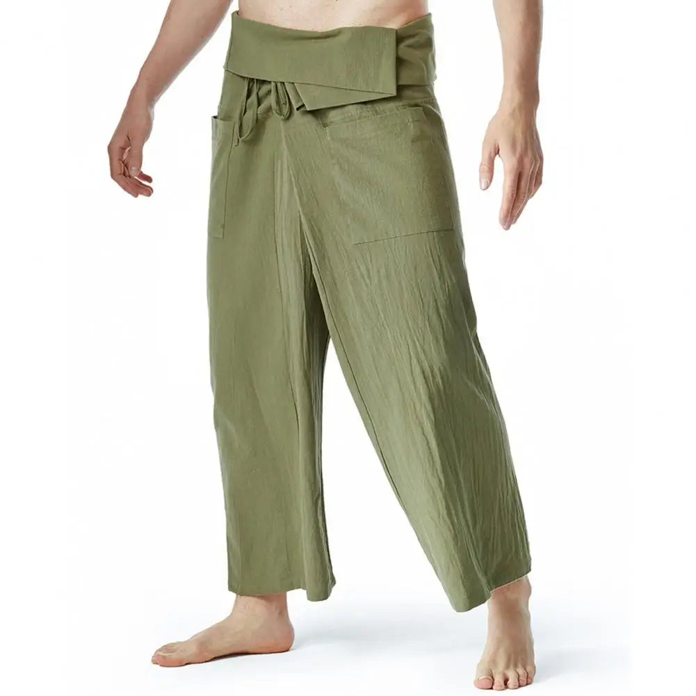 Pantalon de Pêcheur Thaïlandais en Lin