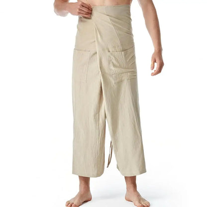 Pantalon de Pêcheur Thaïlandais en Lin
