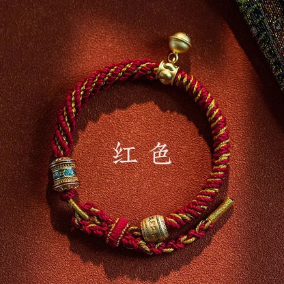 Bracelet Tibétain Porte-Bonheur Mantra Om Mani Padme Hum