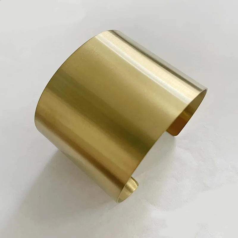 Bracelet Manchette Large en Acier Inoxydable