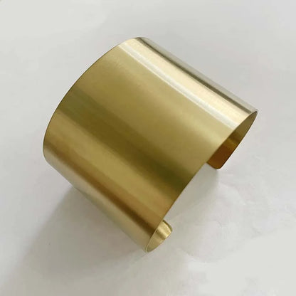 Bracelet Manchette Large en Acier Inoxydable