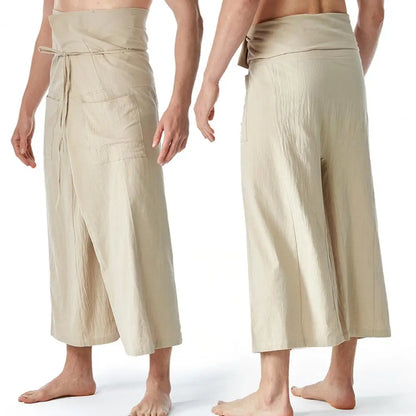 Pantalon de Pêcheur Thaïlandais en Lin