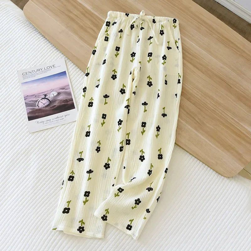 Pantalon de Pyjama en Coton Japonais