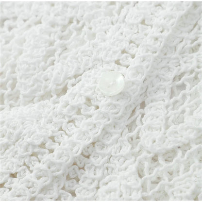 White Bohemian Crochet Set – Elegance and Lightness