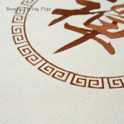 Coussin Méditation en Lin et Coton | Soutien Zen & Élégance