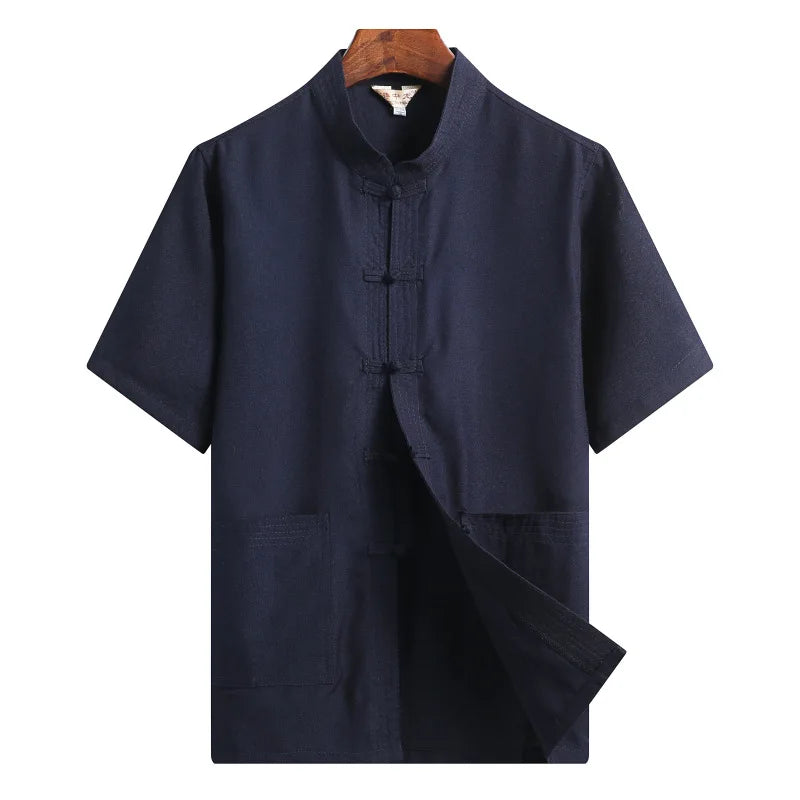 Ensemble Hanfu Lin et Coton - Style Tang Traditionnel