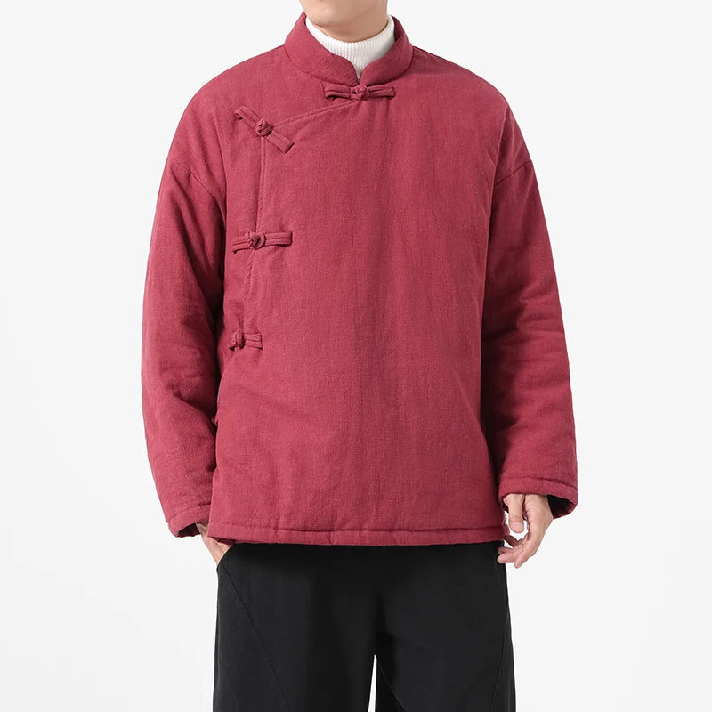 Parka Chinoise Traditionnelle Homme - Hanfu Hiver & Style Vintage