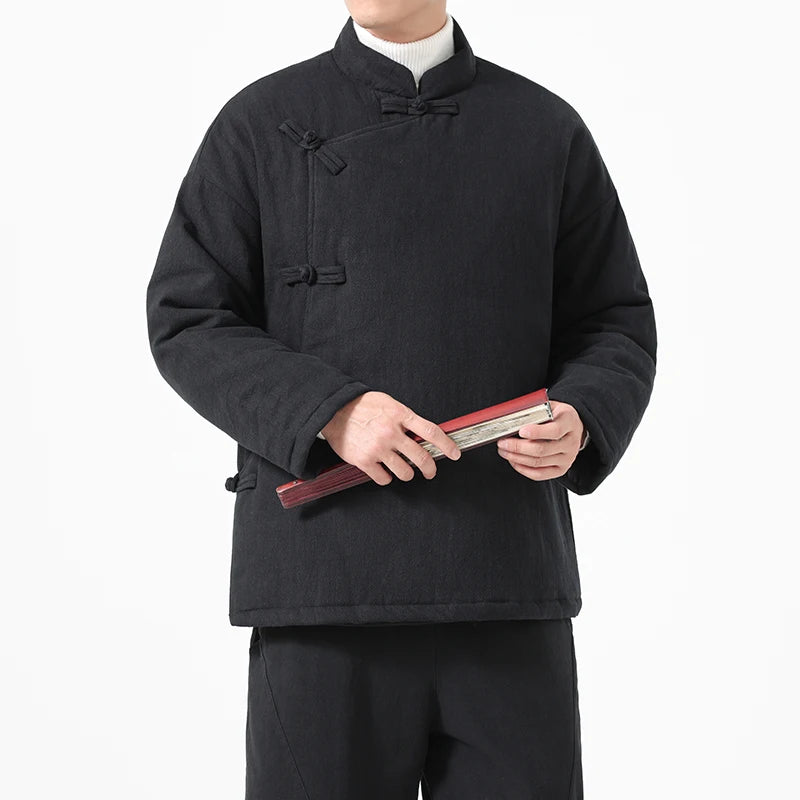 Parka Chinoise Traditionnelle Homme - Hanfu Hiver & Style Vintage