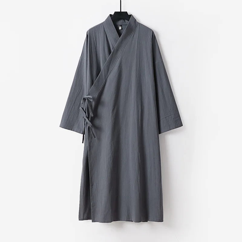 Robe Hanfu en Coton et Lin