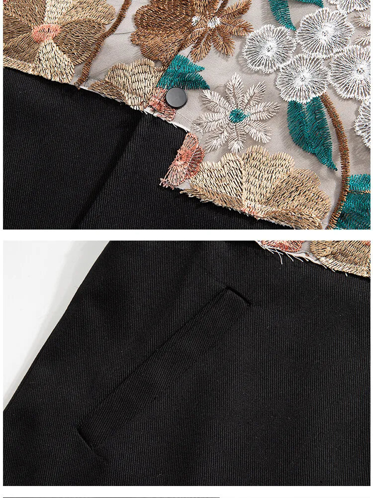 Focus sur les poignets élastiques resserrés et la matière robuste de cette veste au style unique.