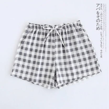 Short de Pyjama en Gaze de Coton - Style Japonais