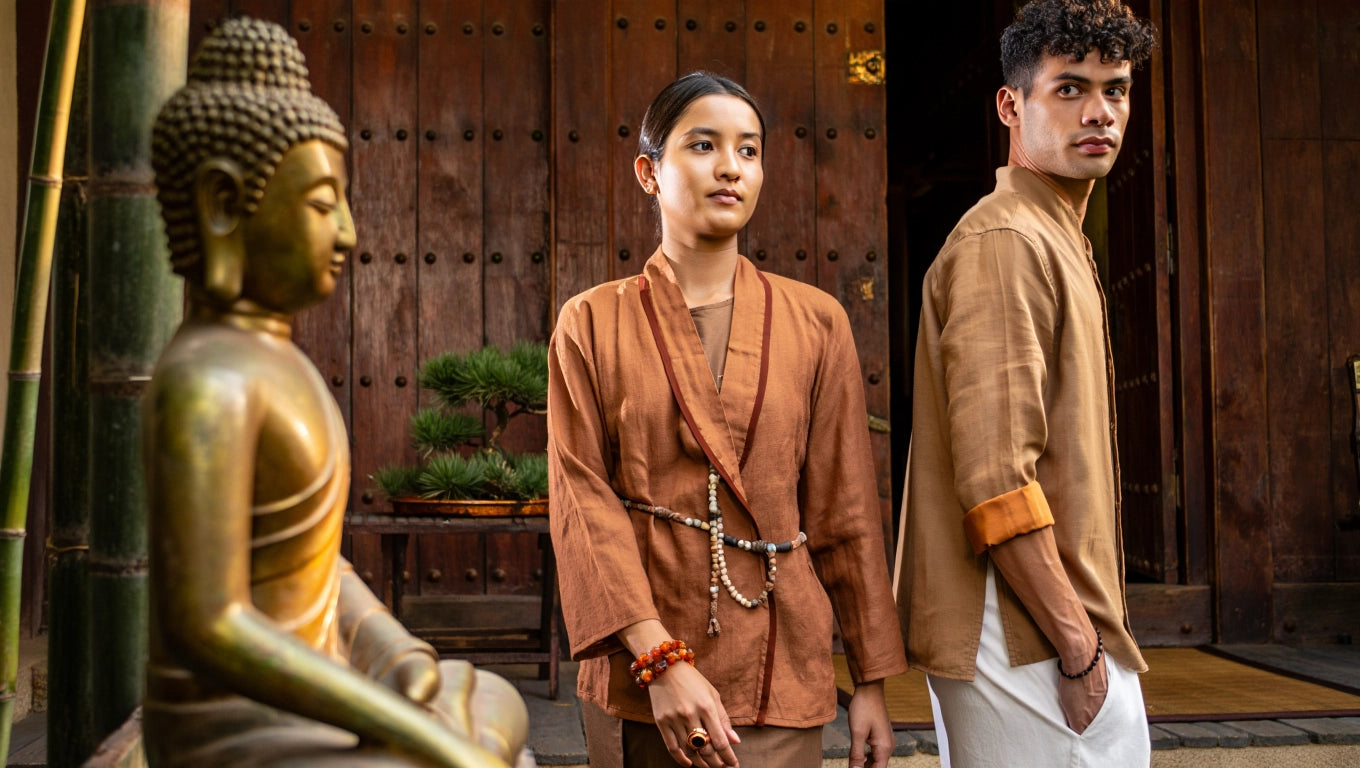 Au Temple Pour Soi Chemise Lin Homme et Femme