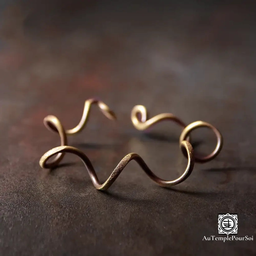 Bracelet cuivre vague
