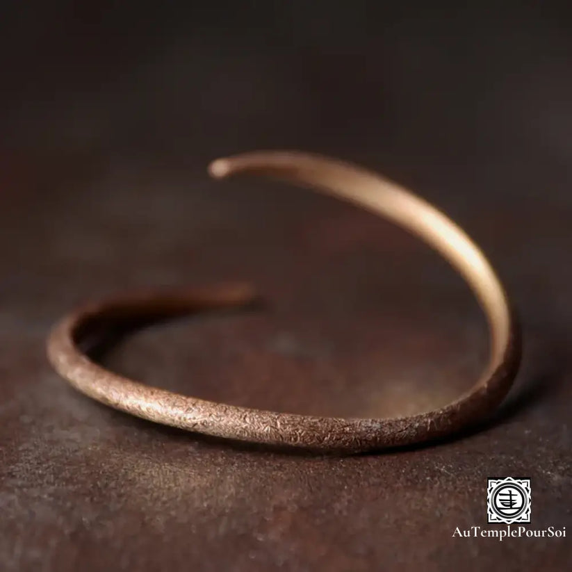 Bracelet Cuivre Enlacé