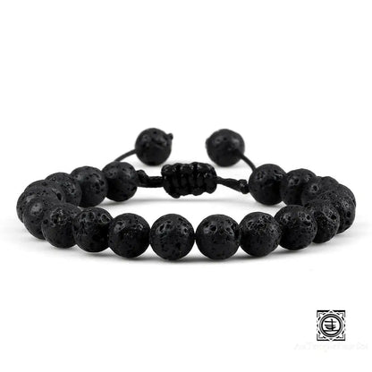 Bracelet Force Intérieure En Pierres De Lave Bracelets