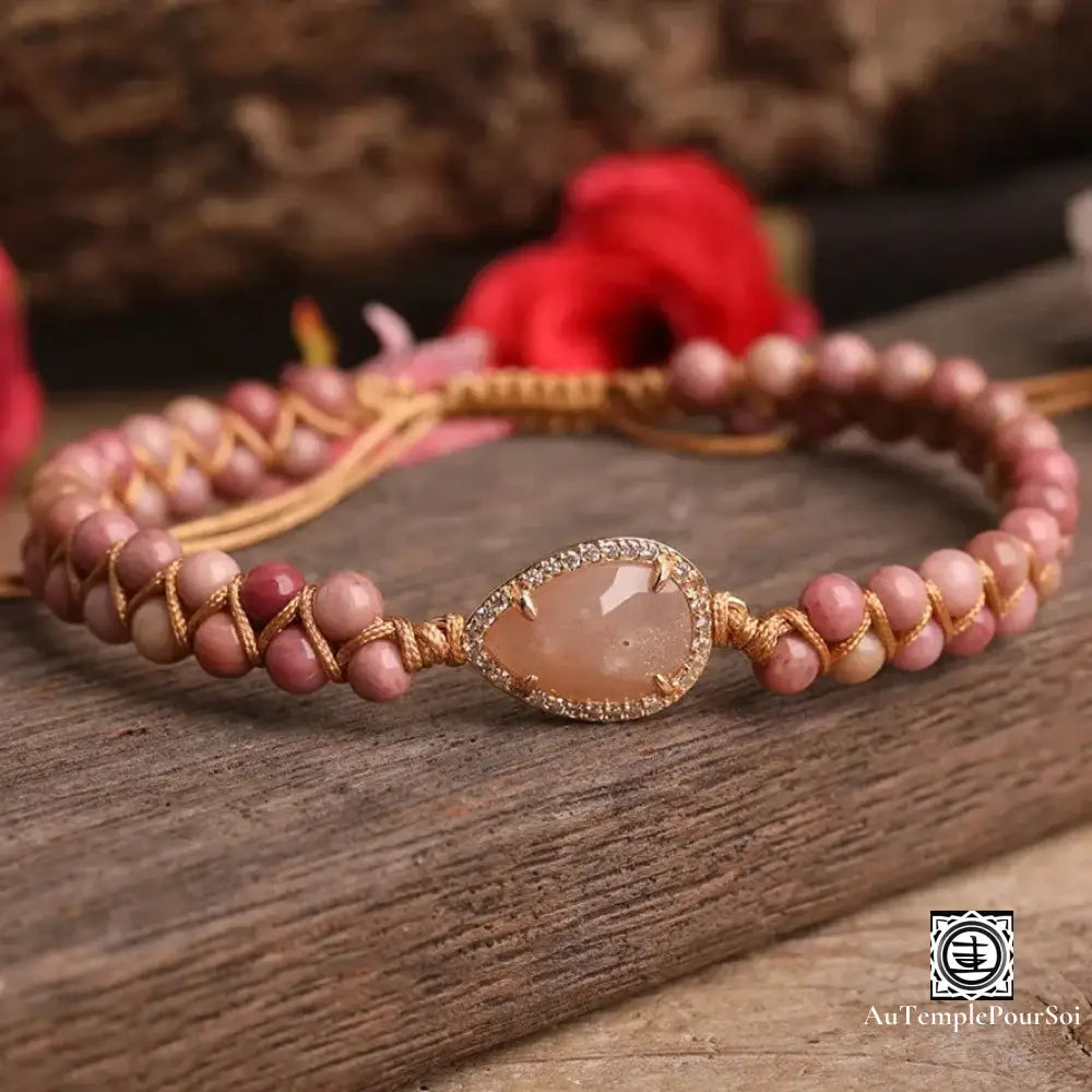 Bracelet en Rhodonite - Guérison Émotionnelle