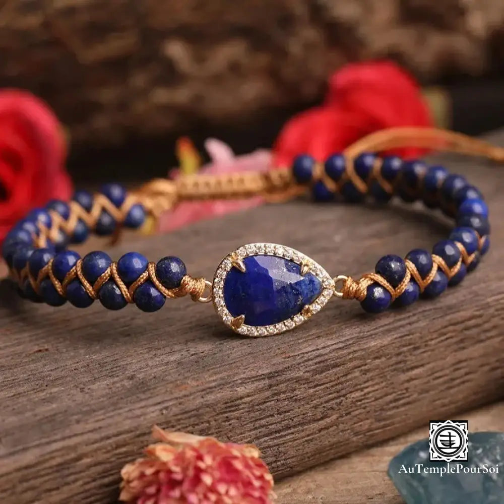 Bracelet en Lapis Lazuli - Expression et Confiance