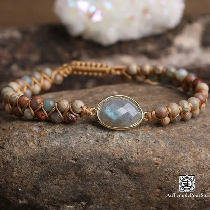 Bracelet en Labradorite - Magie et Protection Pierre Naturelle