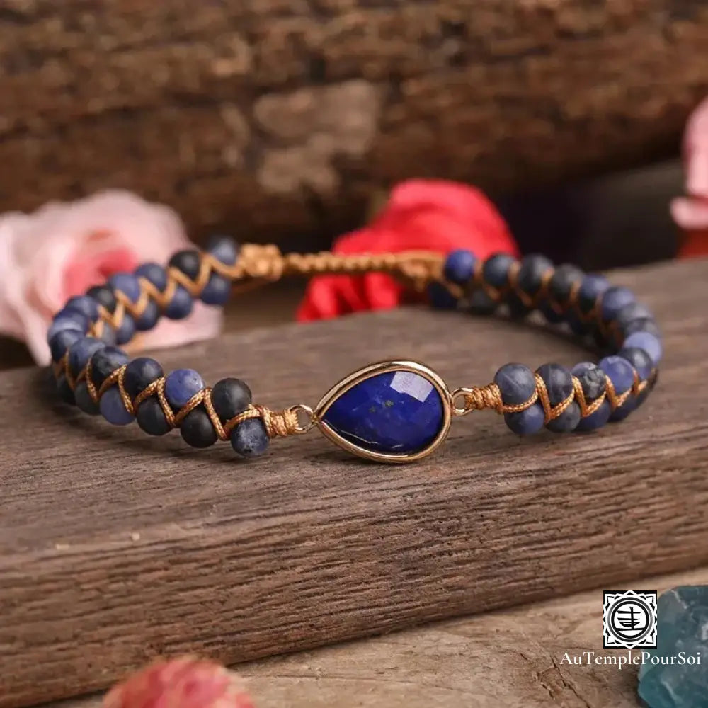 Bracelet en Sodalite - Intuition et Confiance