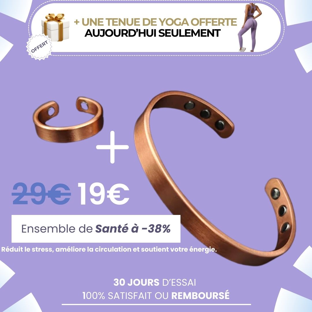 Ensemble de Santé Bague et Bracelet