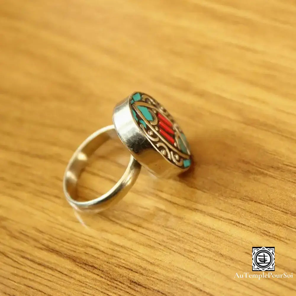 ’Cercle De Manasarovar’ - Bague Ornementale Tibétaine Bague - Tibet