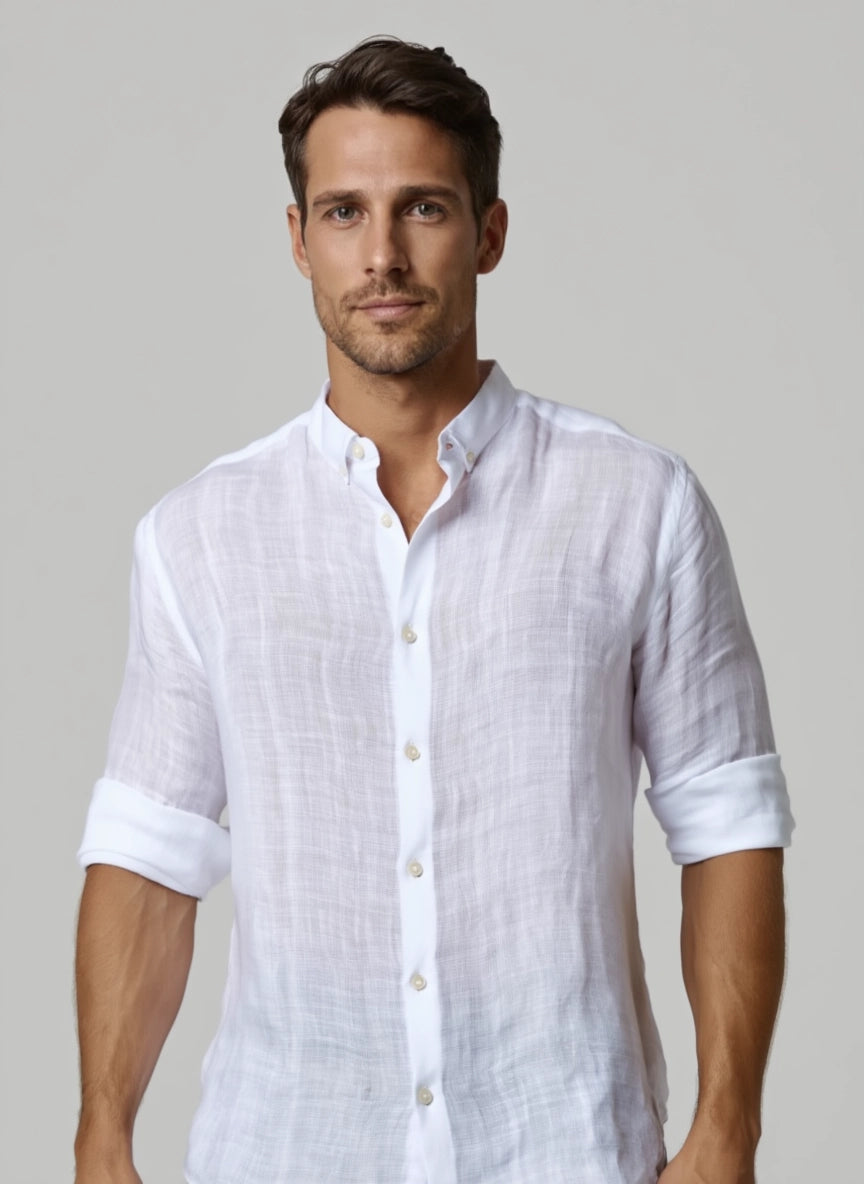 Pack 3 Chemises Lin "Sable Fin"