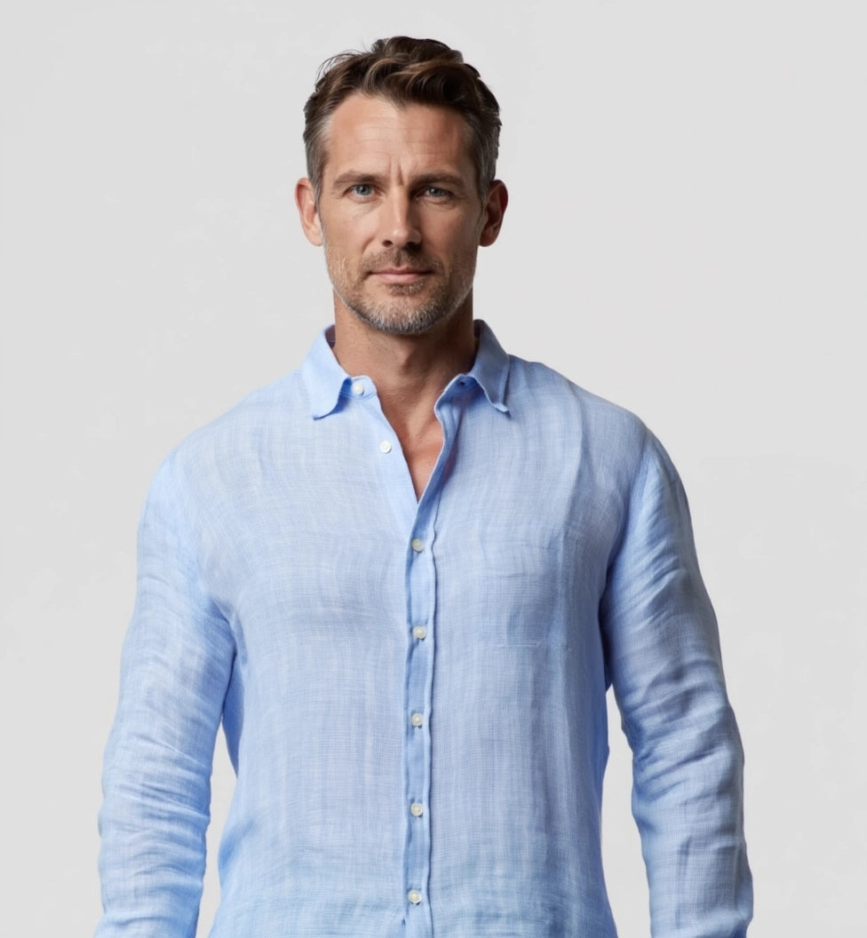 Pack 3 Chemises Lin "Sable Fin"