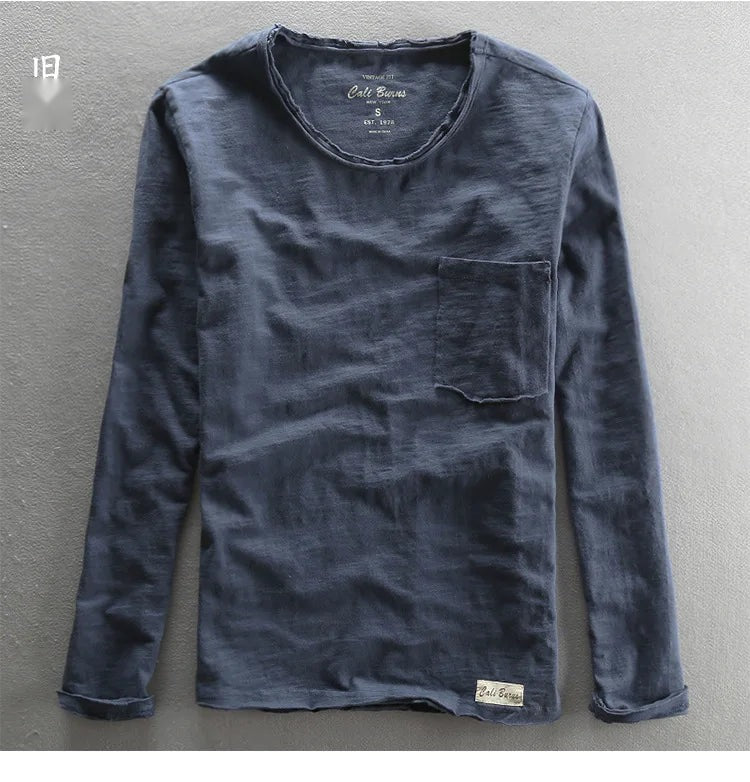 T-shirt Manches Longues en Coton