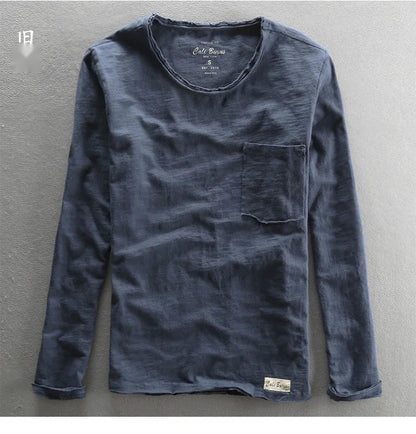 T-shirt Manches Longues en Coton