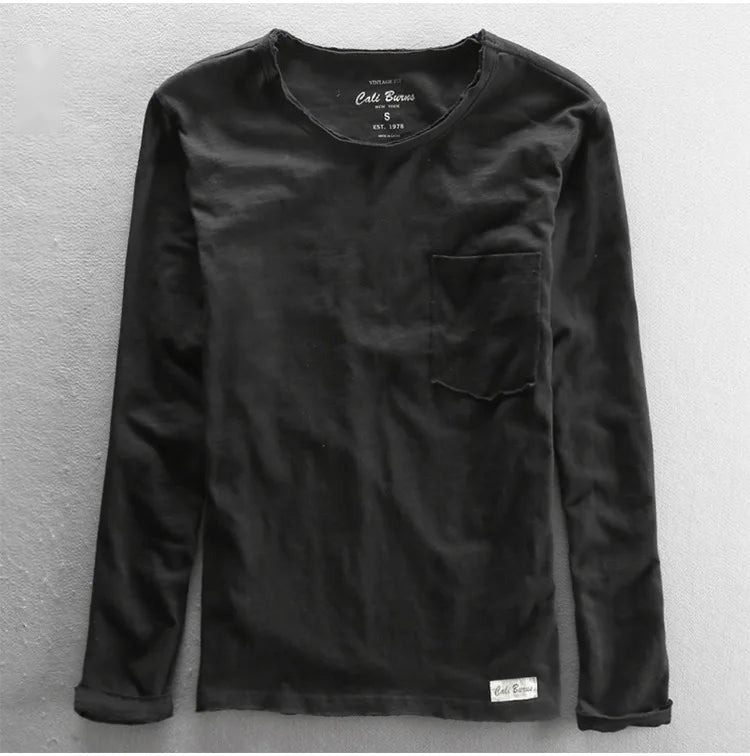 T-shirt Manches Longues en Coton