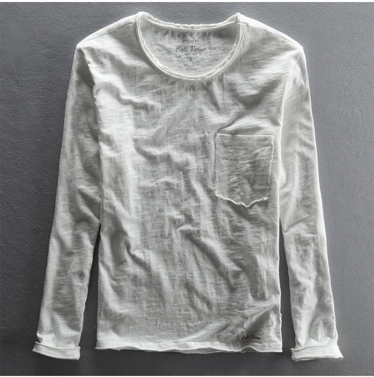 T-shirt Manches Longues en Coton