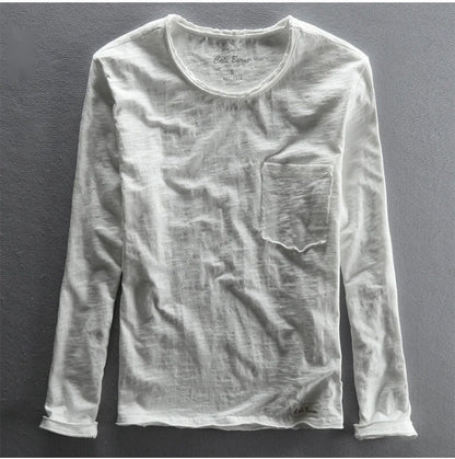 T-shirt Manches Longues en Coton