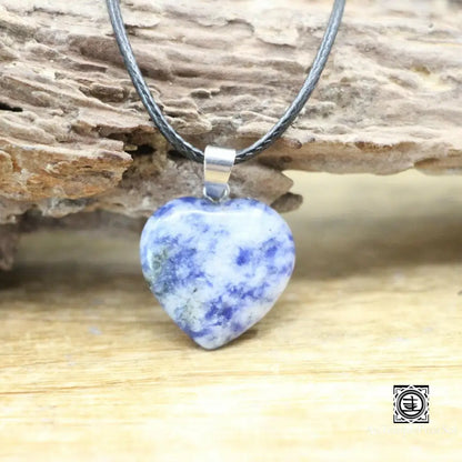 ’Coeur De Pierre’ Pendentif En Pierre Naturelle Sodalite Pendentif