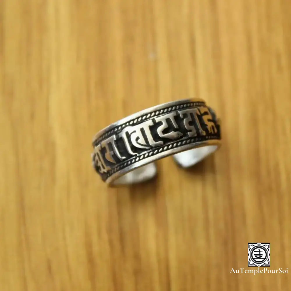 ’Écho Des Montagnes’ - Anneau Mantra En Argent Bague - Tibet