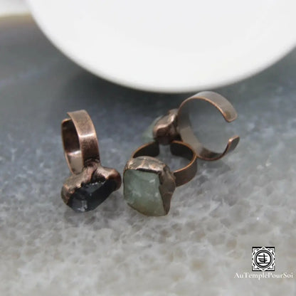 ’Éclat De Fluorite’ Bague Réglable En Fluorite Bague