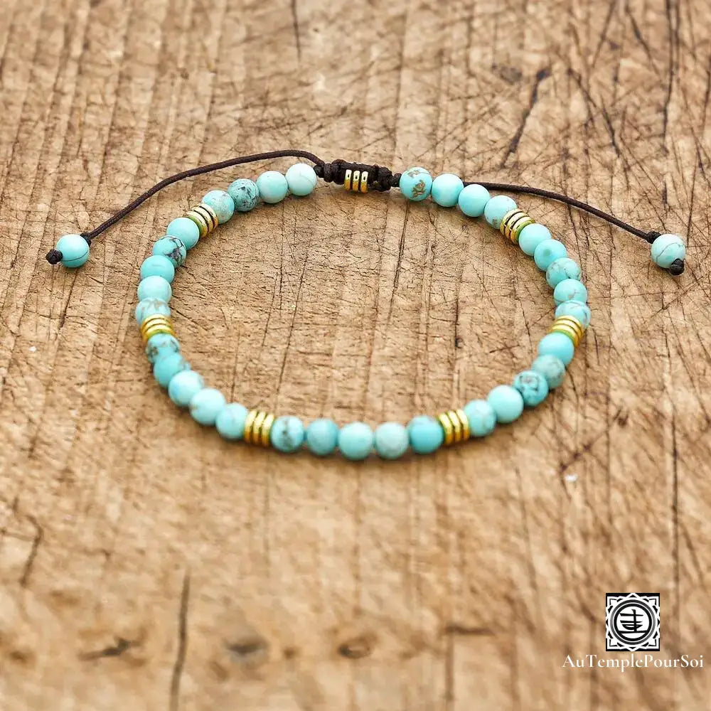 Bracelet en Turquoise pour Harmonie et Sérénité